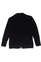 OVER/D Giacca Cardigan 3 Bottoni Collo Revers Nero