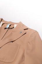 OVER/D Giacca Uomo Beige 2 Bottoni Regular Fit con 3 Tasche