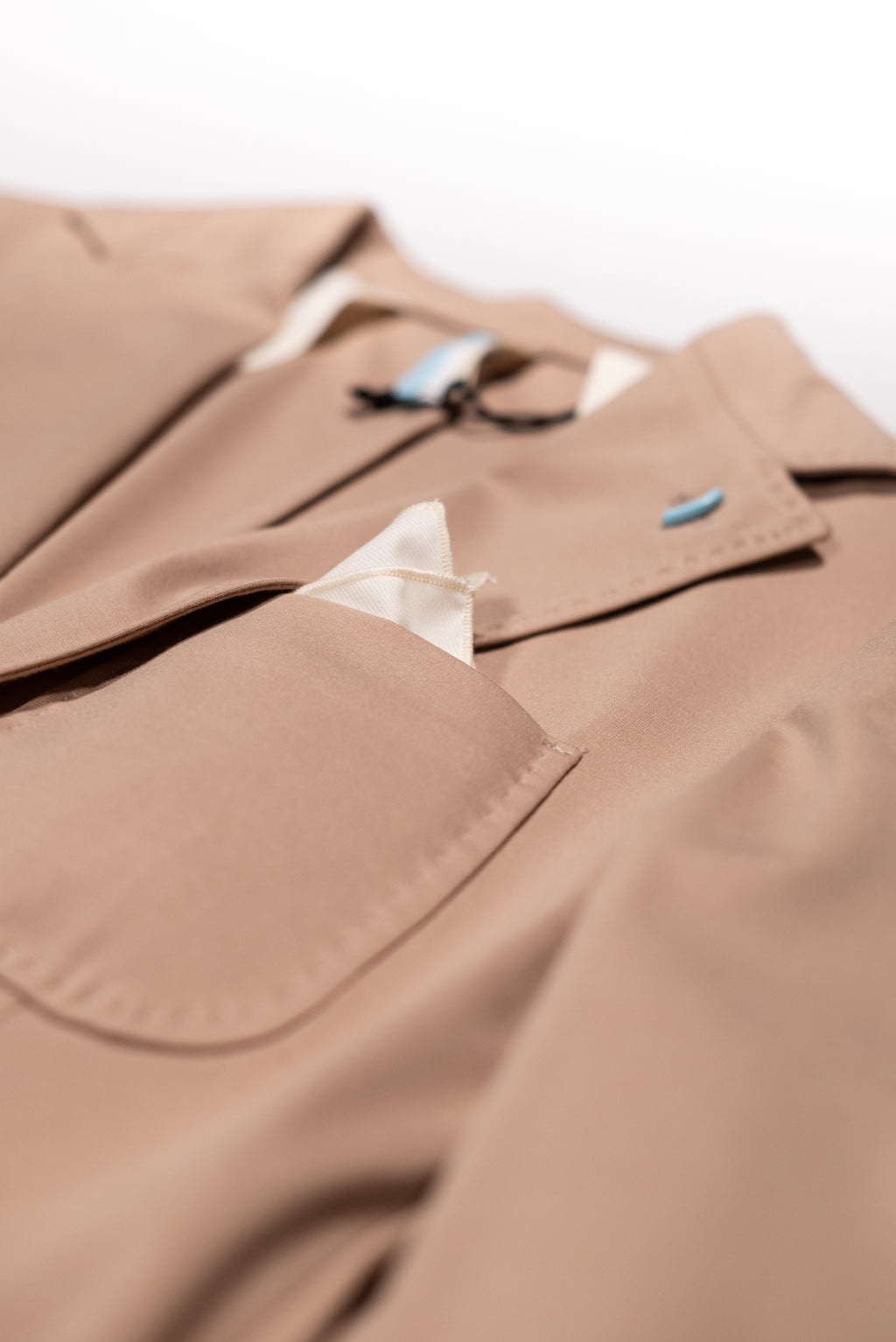 OVER/D Giacca Uomo Beige 2 Bottoni Regular Fit con 3 Tasche