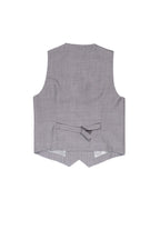 OVER/D Gilet Uomo Doppio Petto Grigio