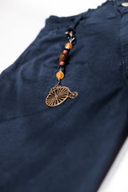 OVER/D Pantalone Uomo Blu Tapered Fit con Inserto