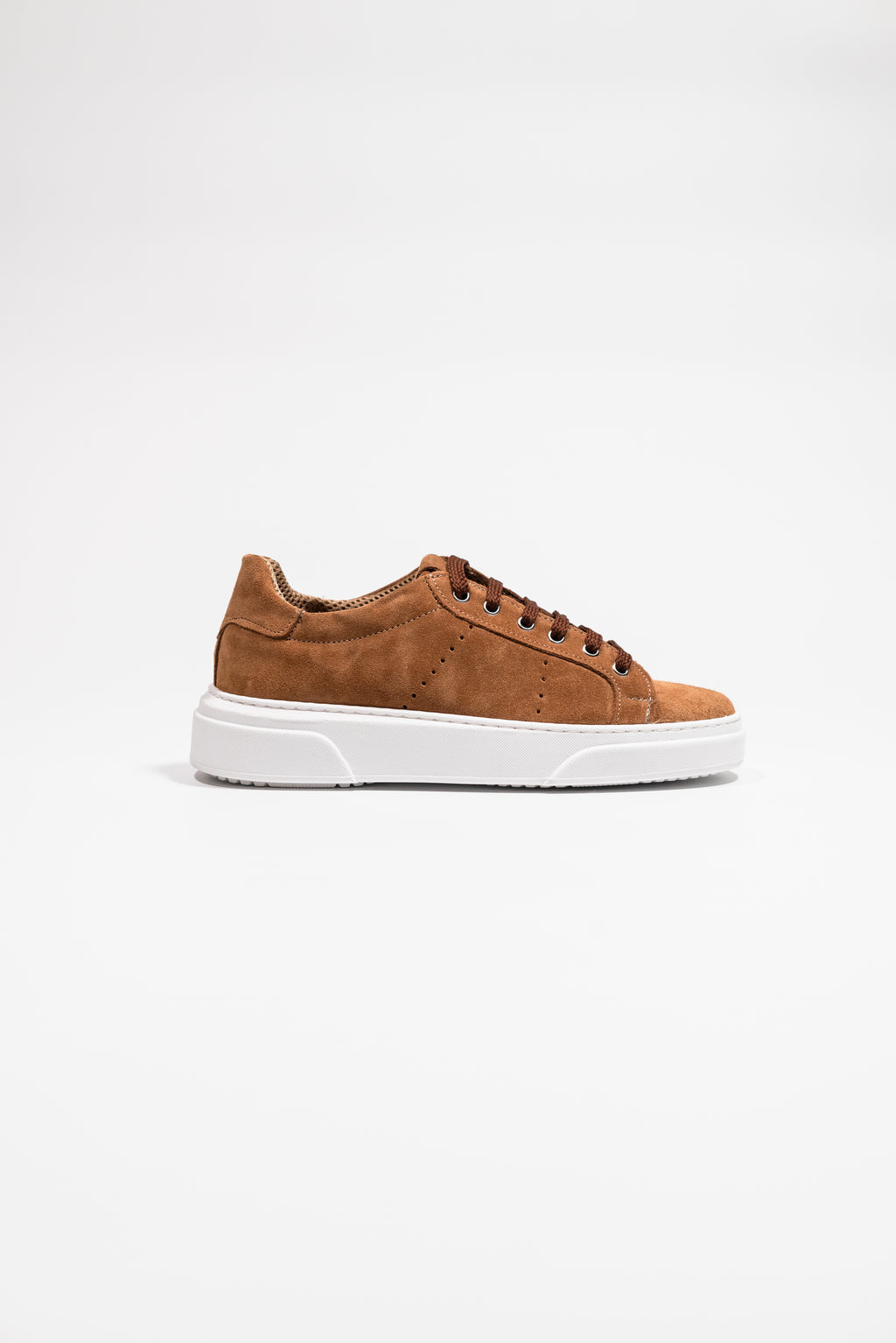 OVER/D Sneakers Uomo in Camoscio Marrone