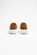 OVER/D Sneakers Uomo in Camoscio Marrone