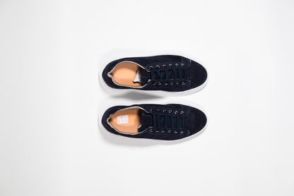OVER/D Sneakers Uomo in Camoscio Blu