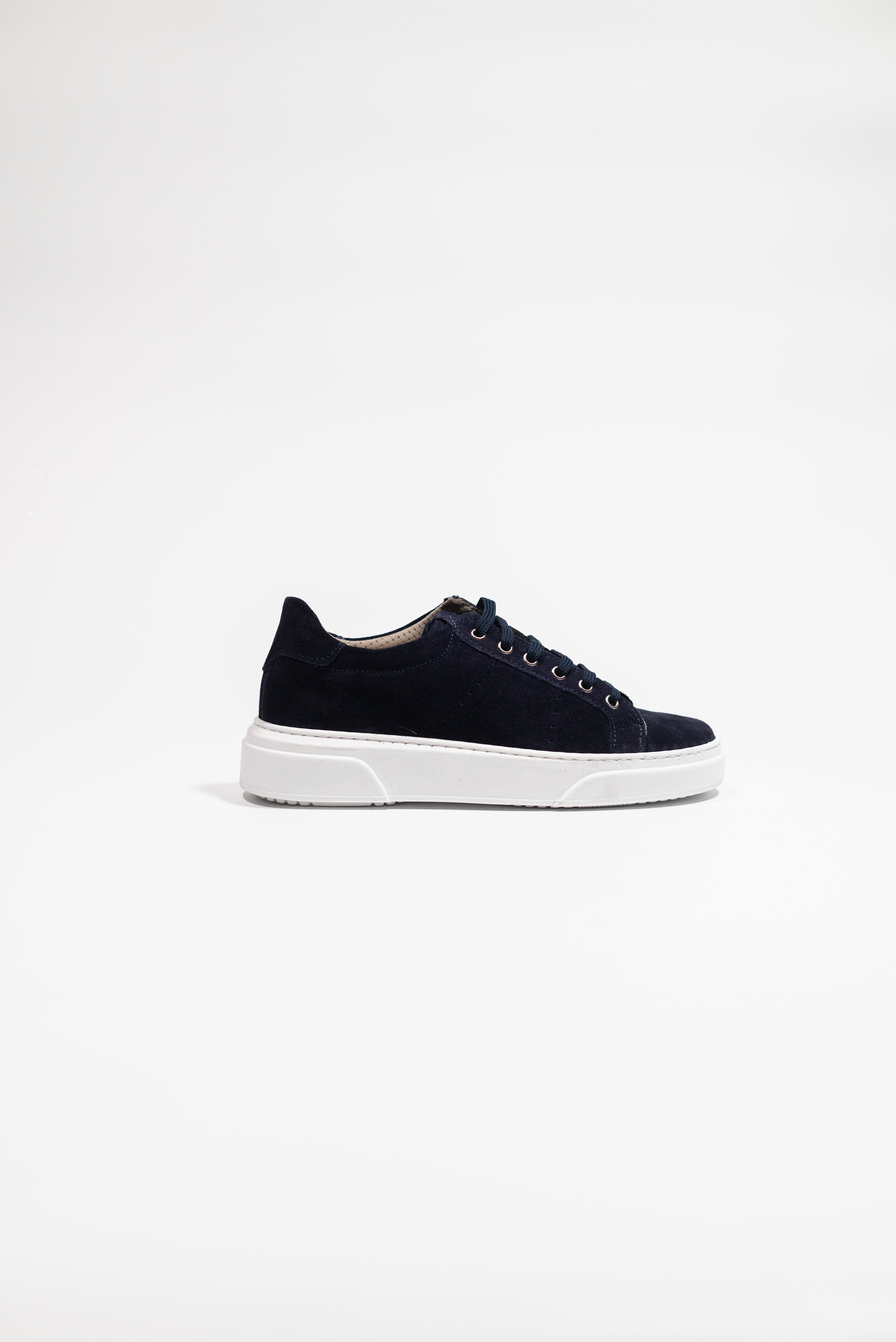 OVER/D Sneakers Uomo in Camoscio Blu
