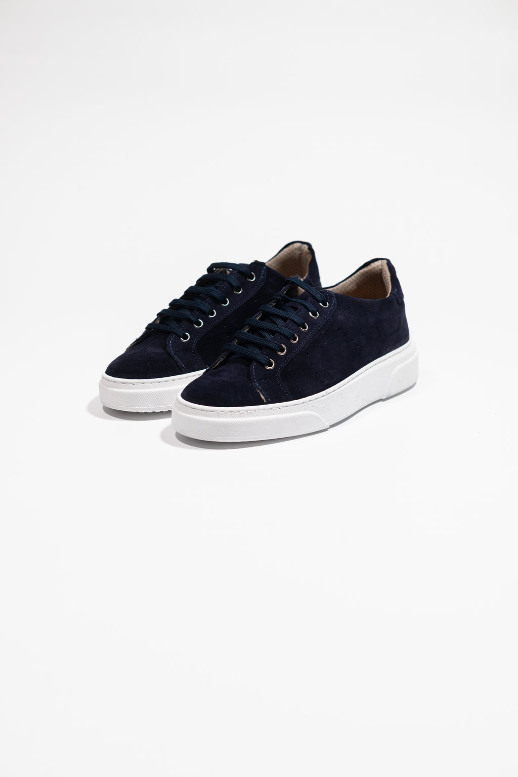 OVER/D Sneakers Uomo in Camoscio Blu