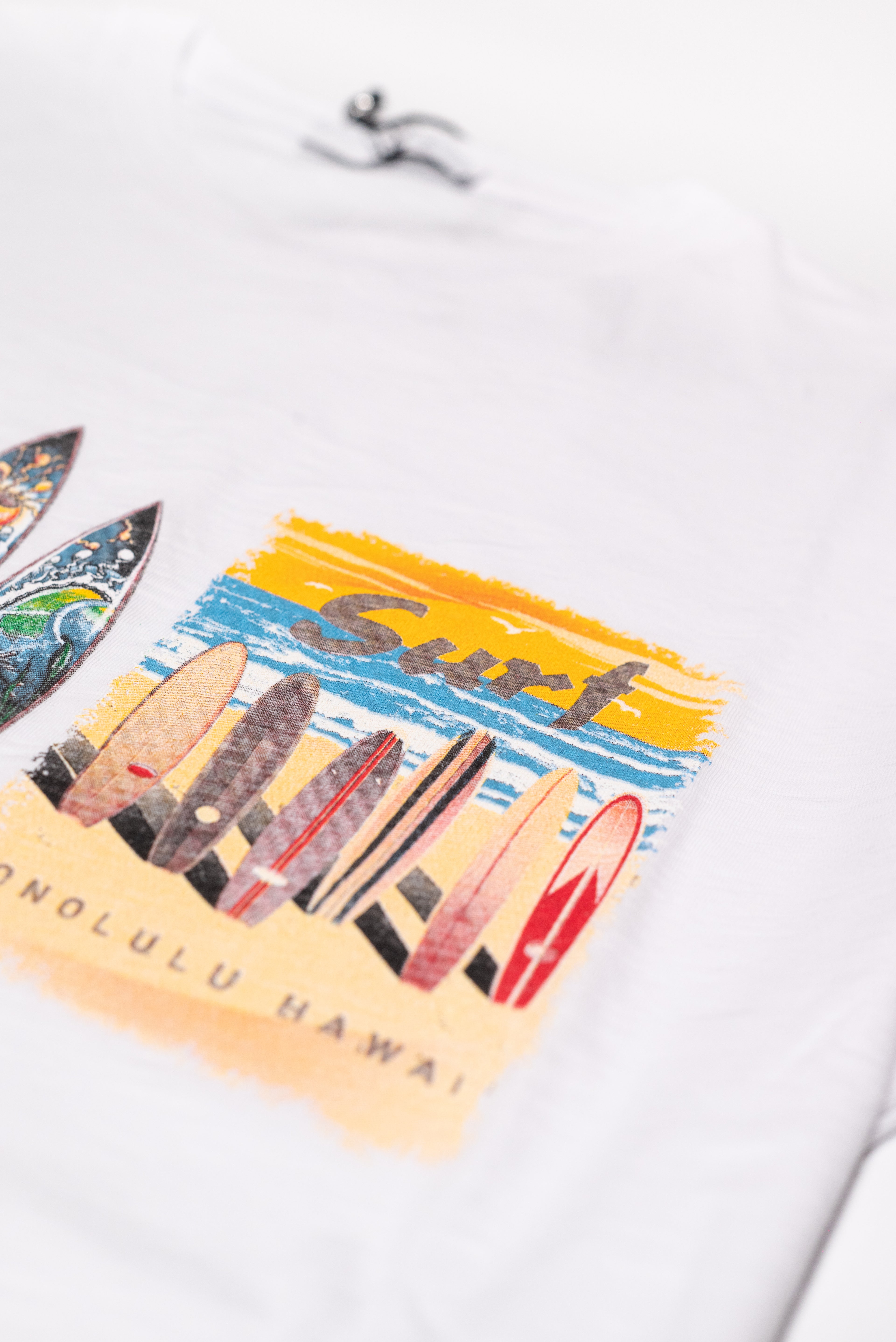 OVER/D T-Shirt Uomo Bianca Surf