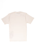 OVER/D T-Shirt Uomo Panna Dettaglio Patchwork