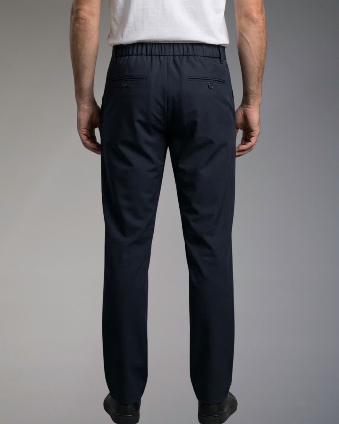 Censured Pantalone Jogger in tessuto tecnico con coulisse Blu Scuro