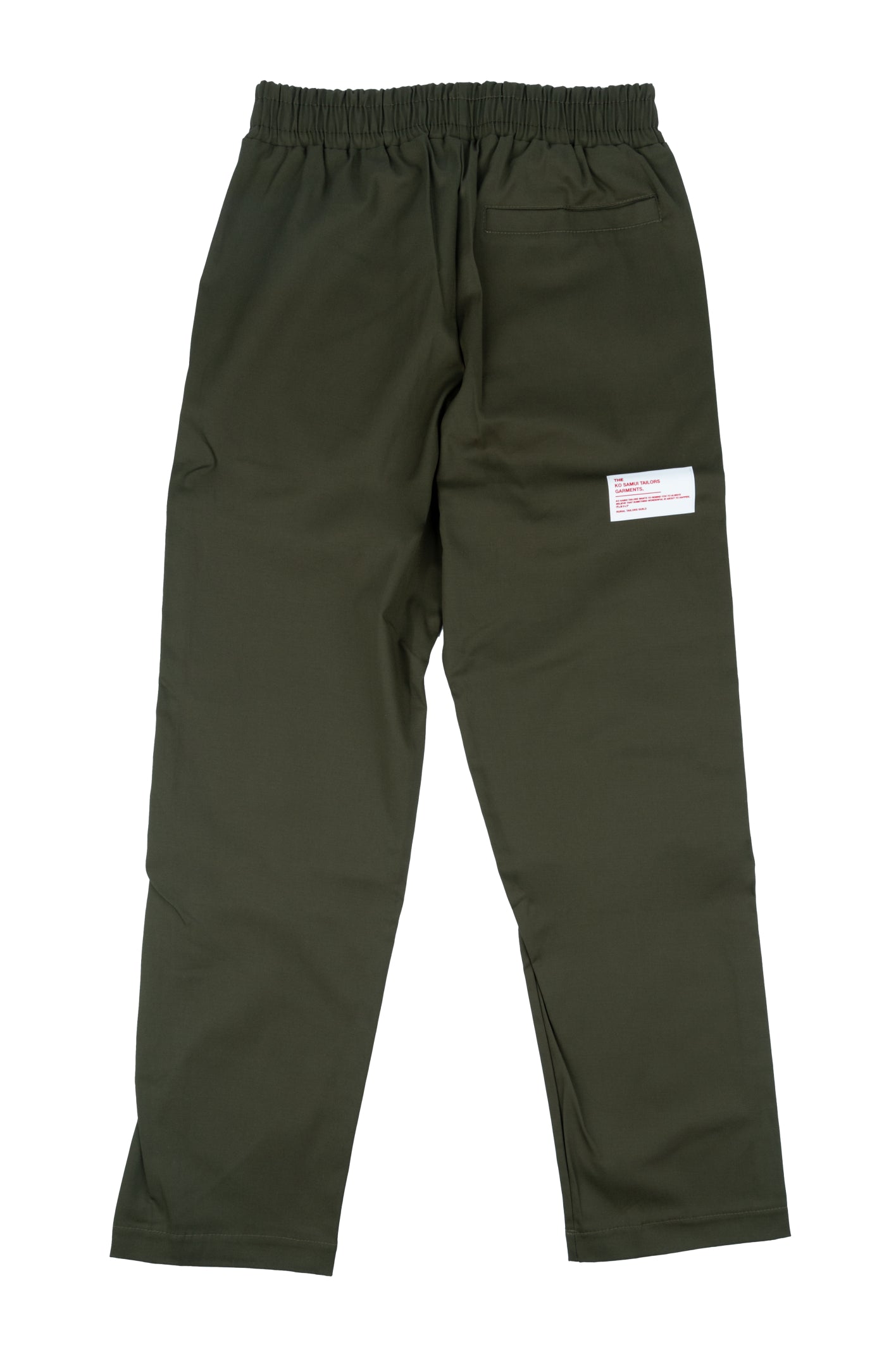 Ko Samui - Pantaloni Verde militare con coulisse