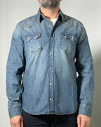 Camicia Jeans Uomo Pont in Denim - Vestibilità Regular, Look Casual