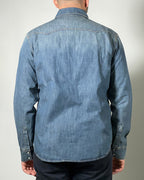 Camicia Jeans Uomo Pont in Denim - Vestibilità Regular, Look Casual