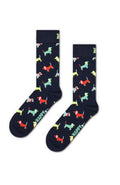 Calzini Happy Socks Puppy Love Sock blu navy unisex