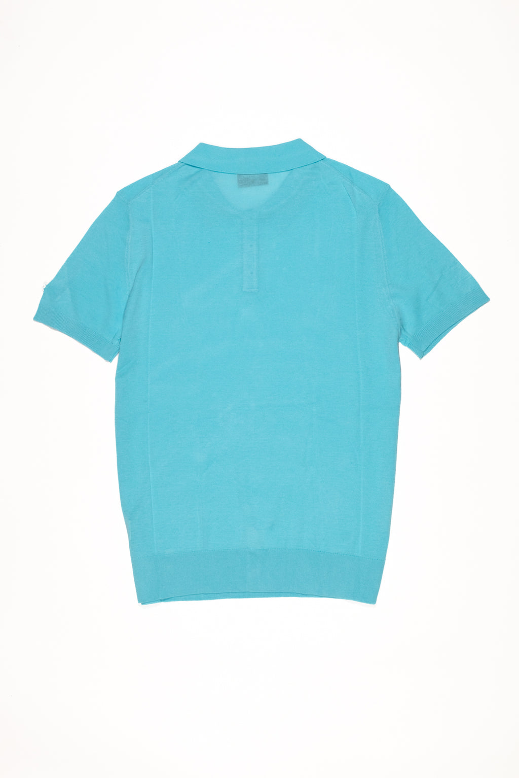 SUPERCULTURE Polo in filo cotone regular fit Celeste