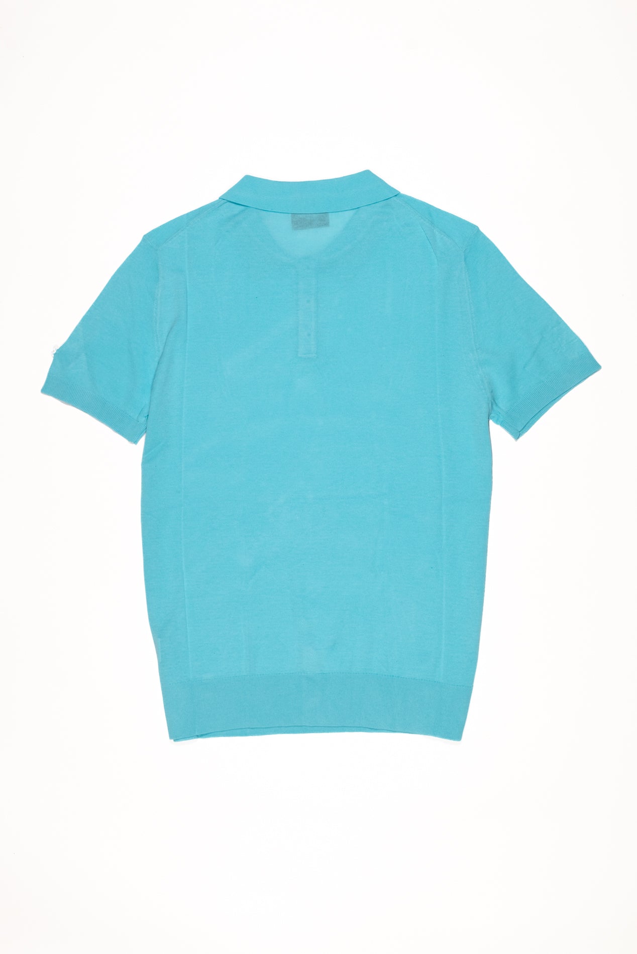 SUPERCULTURE Polo in filo cotone regular fit Celeste
