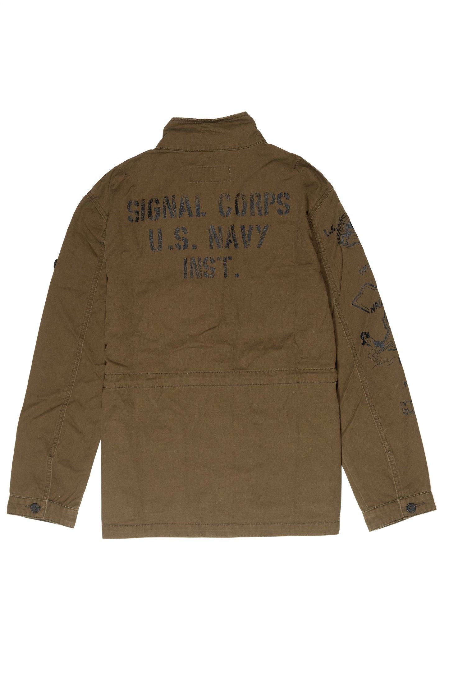R-YTUAL Giacca Sahariana uomo verde militare