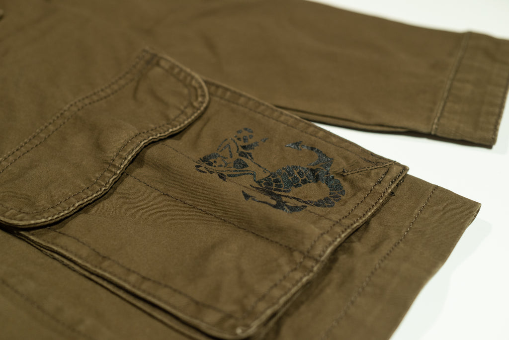 Giacca Uomo Sahariana R-Ytual Verde Militare