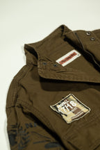 Giacca Uomo Sahariana R-Ytual Verde Militare