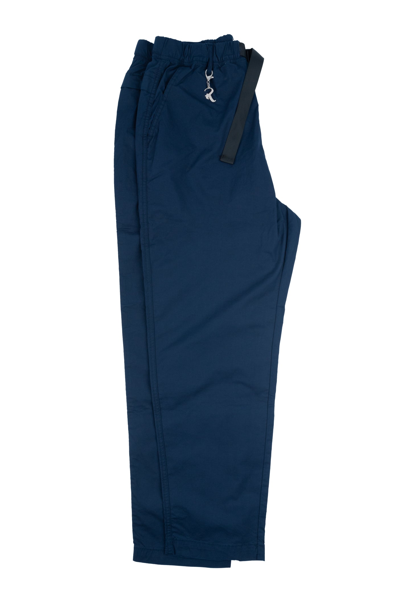 Pantaloni Uomo R-Ytual Blu Straight con coulisse e fibbia R530