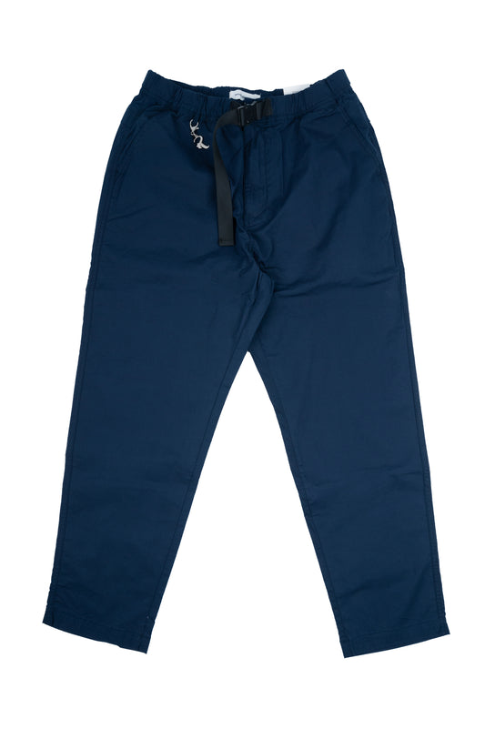 R-Ytual - Pantaloni Blu Straight con coulisse e fibbia R530