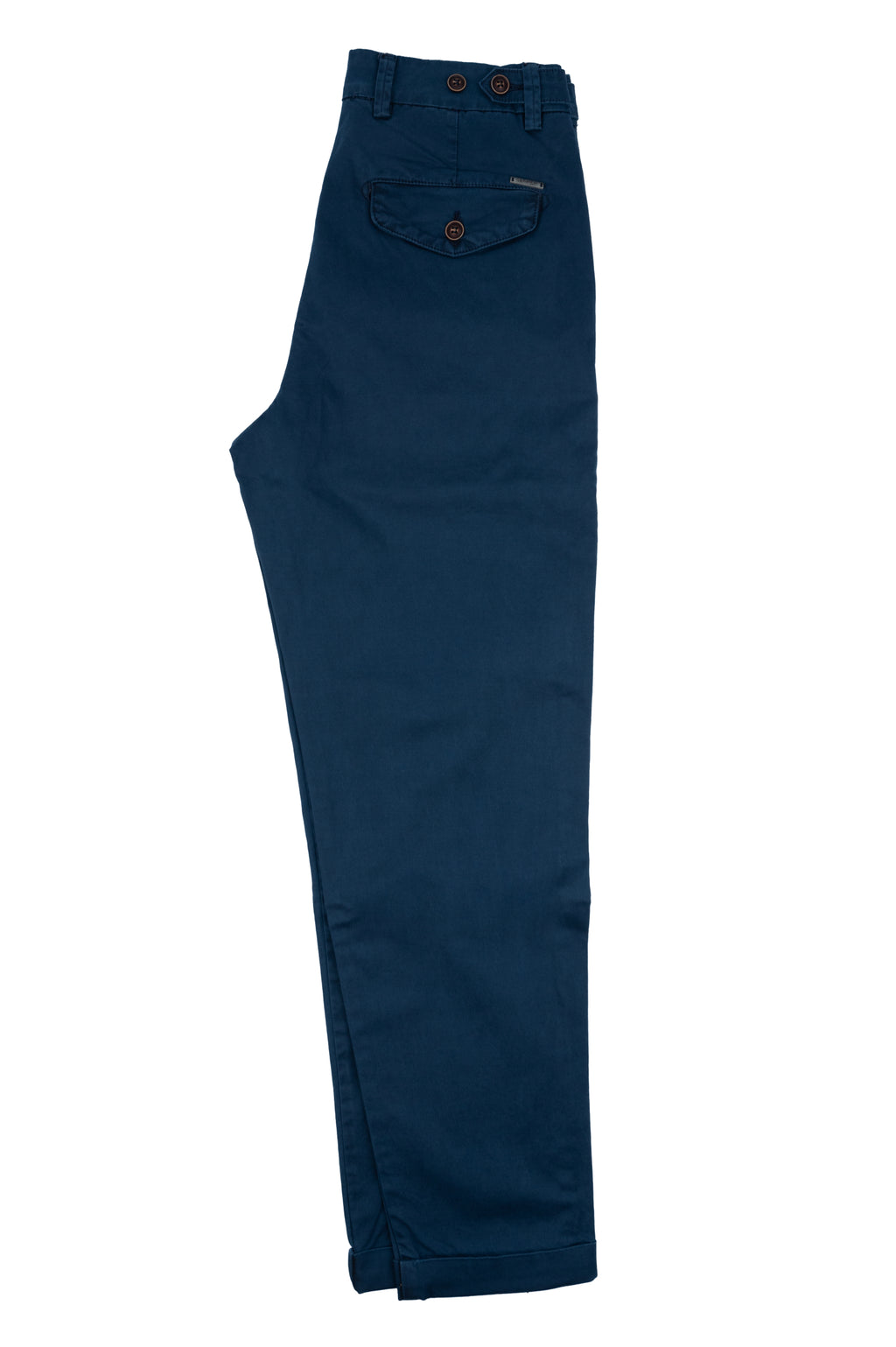 Pantaloni Uomo R-Ytual Blu Loose fit con pince R533