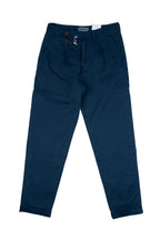 Pantaloni Uomo R-Ytual Blu Loose fit con pince R533