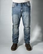 Jeans Uomo R-Ytual Denim Blu Chiaro Cropped