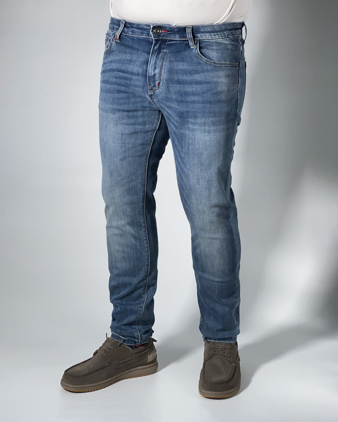 Jeans Uomo R-Ytual Denim Blu Chiaro Super Flex Slim Fit