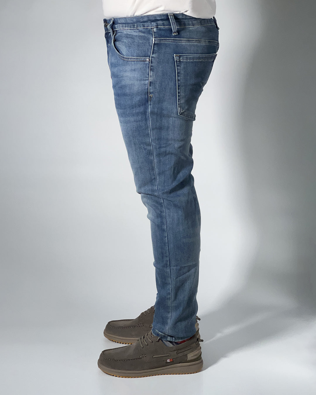 Jeans Uomo R-Ytual Denim Blu Chiaro Super Flex Slim Fit