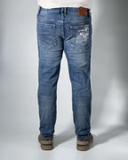 Jeans Uomo R-Ytual Denim Blu Chiaro Super Flex Slim Fit