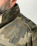 Giacca Uomo R-Ytual – Field Jacket Camouflage Imbottita in Cotone