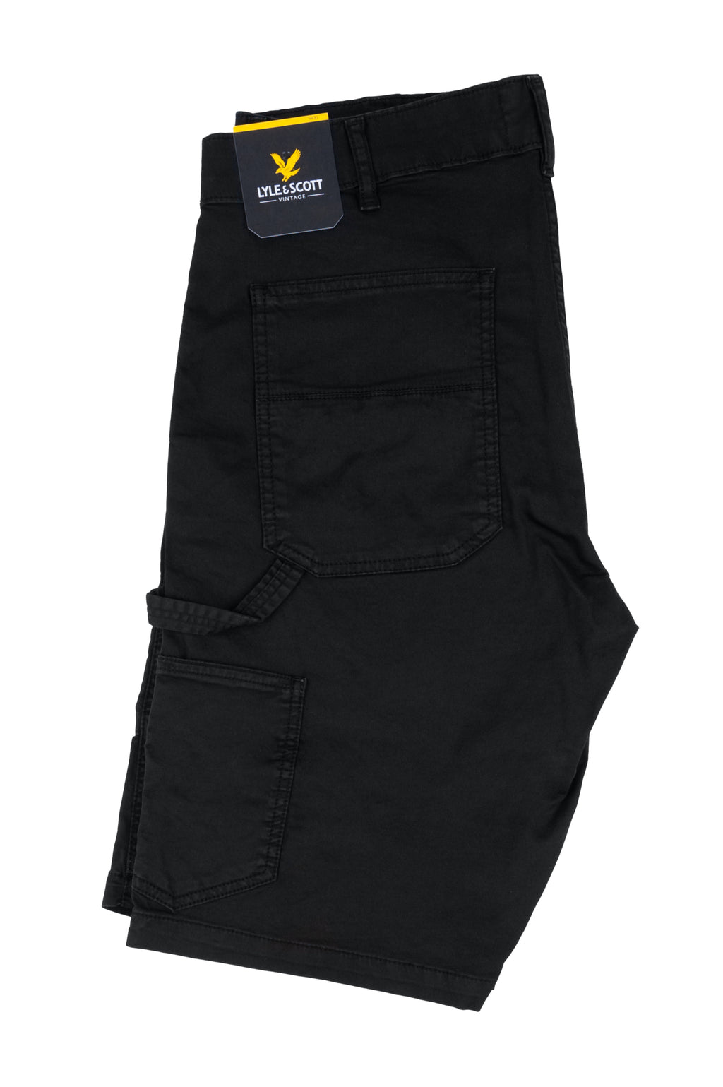 LYLE & SCOTT Pantaloncini da uomo Nero modello Fatique