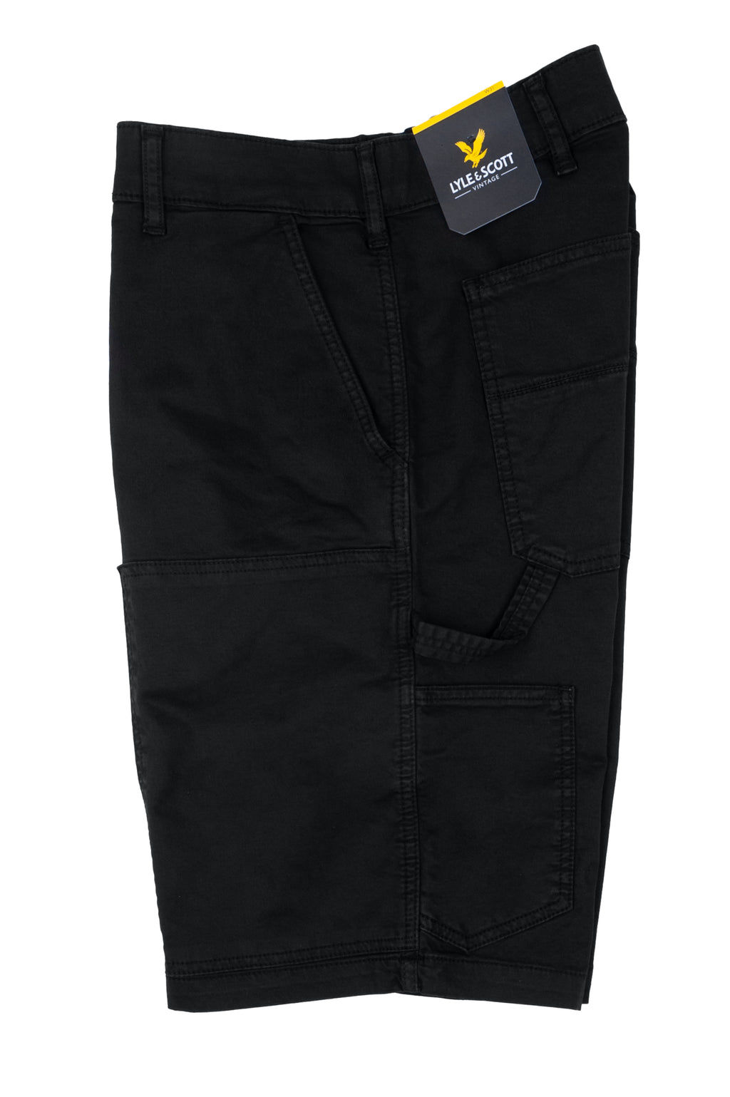 LYLE & SCOTT Pantaloncini da uomo Nero modello Fatique