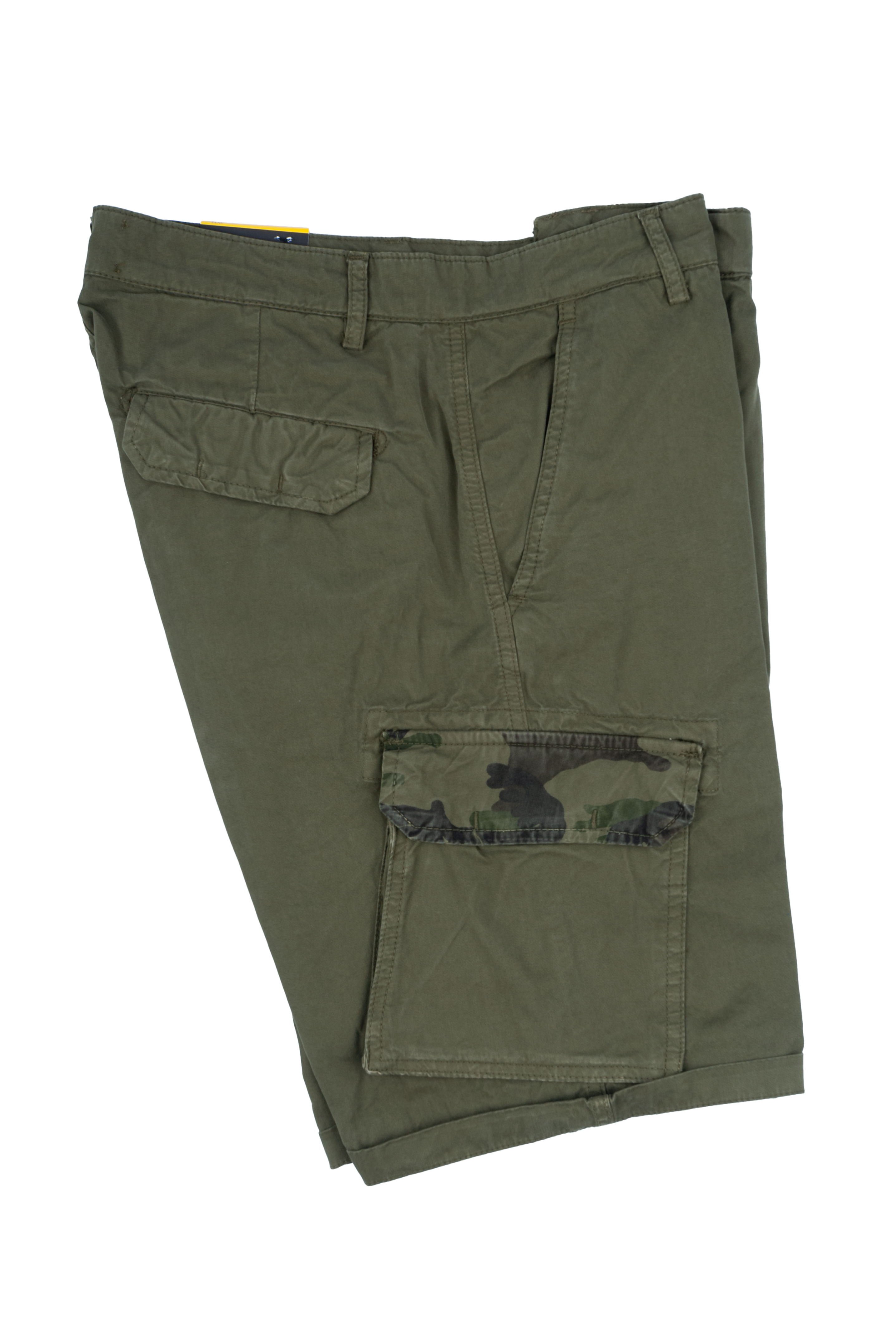 LYLE & SCOTT Pantaloncini da uomo Cargo Wembley SH1815IT Military/Camouflage