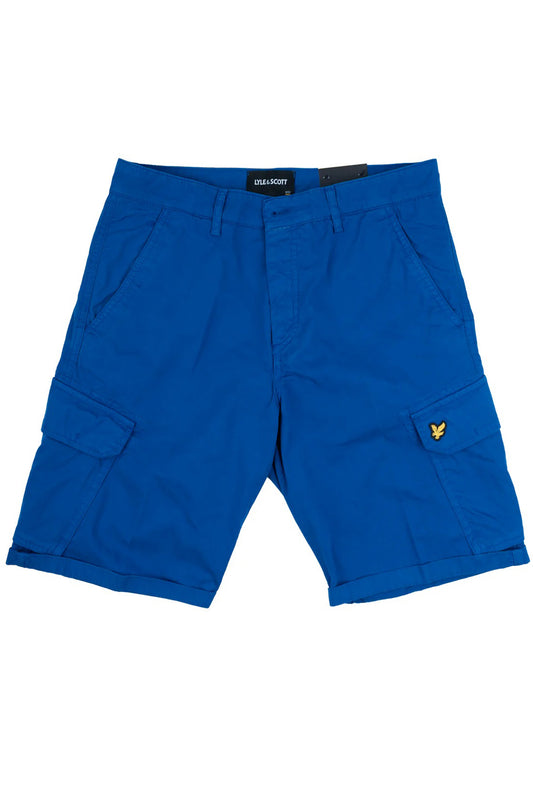 Lyle & Scott Pantaloncini da uomo Cargo Wembley SH1815IT Royal