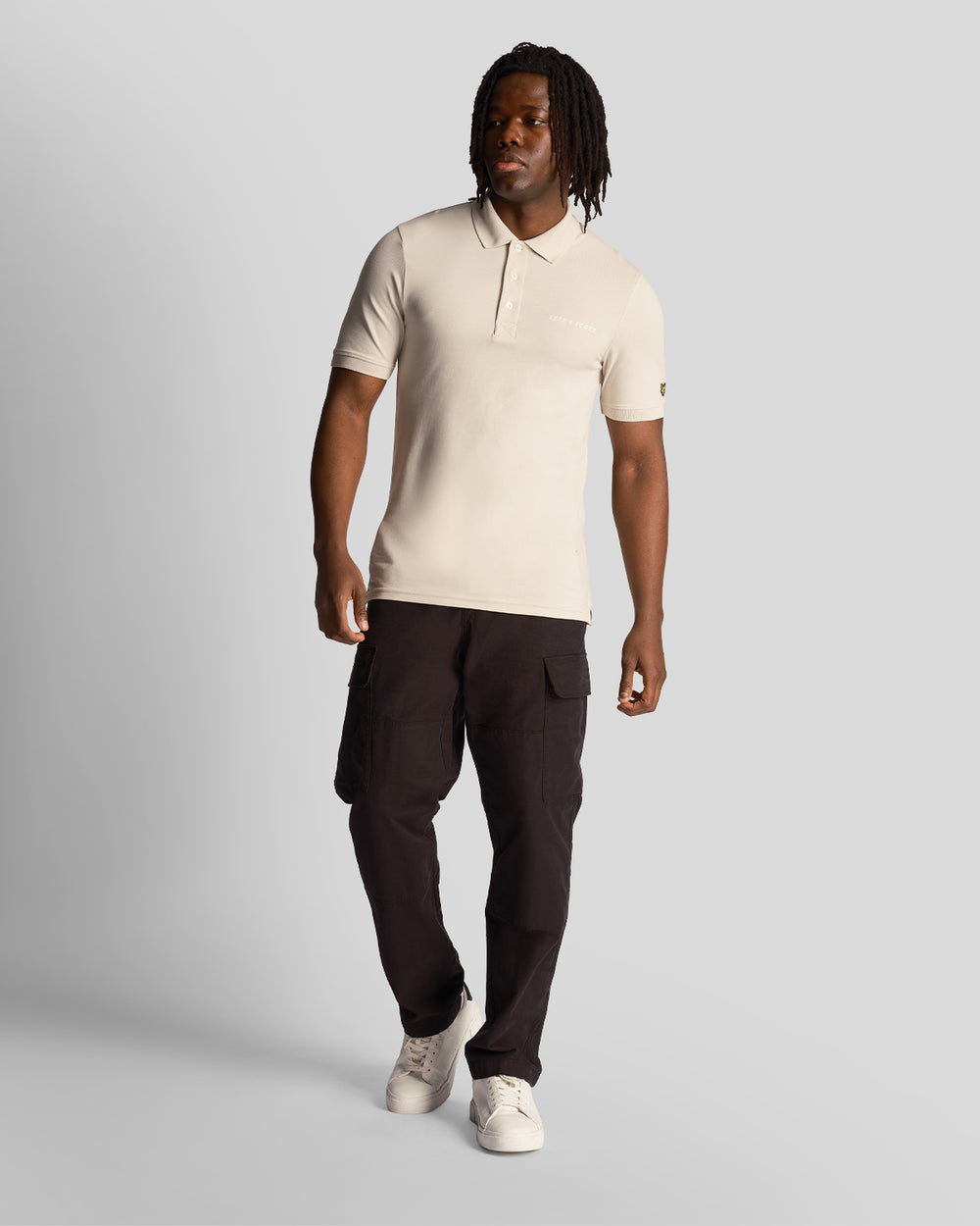 Lyle & Scott Polo da uomo con logo ricamato SP2006V Cove 