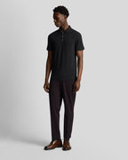 Lyle & Scott Polo da uomo Tonal Eagle  SP400TON Jet Black 