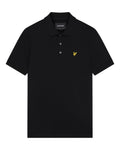 LYLE & SCOTT Polo da uomo Nera Plain SP400VOG Jet Black