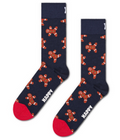 Calzini Happy Socks Gingerbread Man Sock blu navy unisex