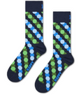 Calzini Happy Socks Big Dot Shade Sock neri pois sfumati multicolor unisex