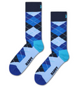 Calzini Happy Socks Argyle Sock blu fantasia argyle unisex