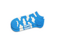 Calzini bassi Happy Socks Cloudy Low Sock azzurri fantasia nuvole unisex