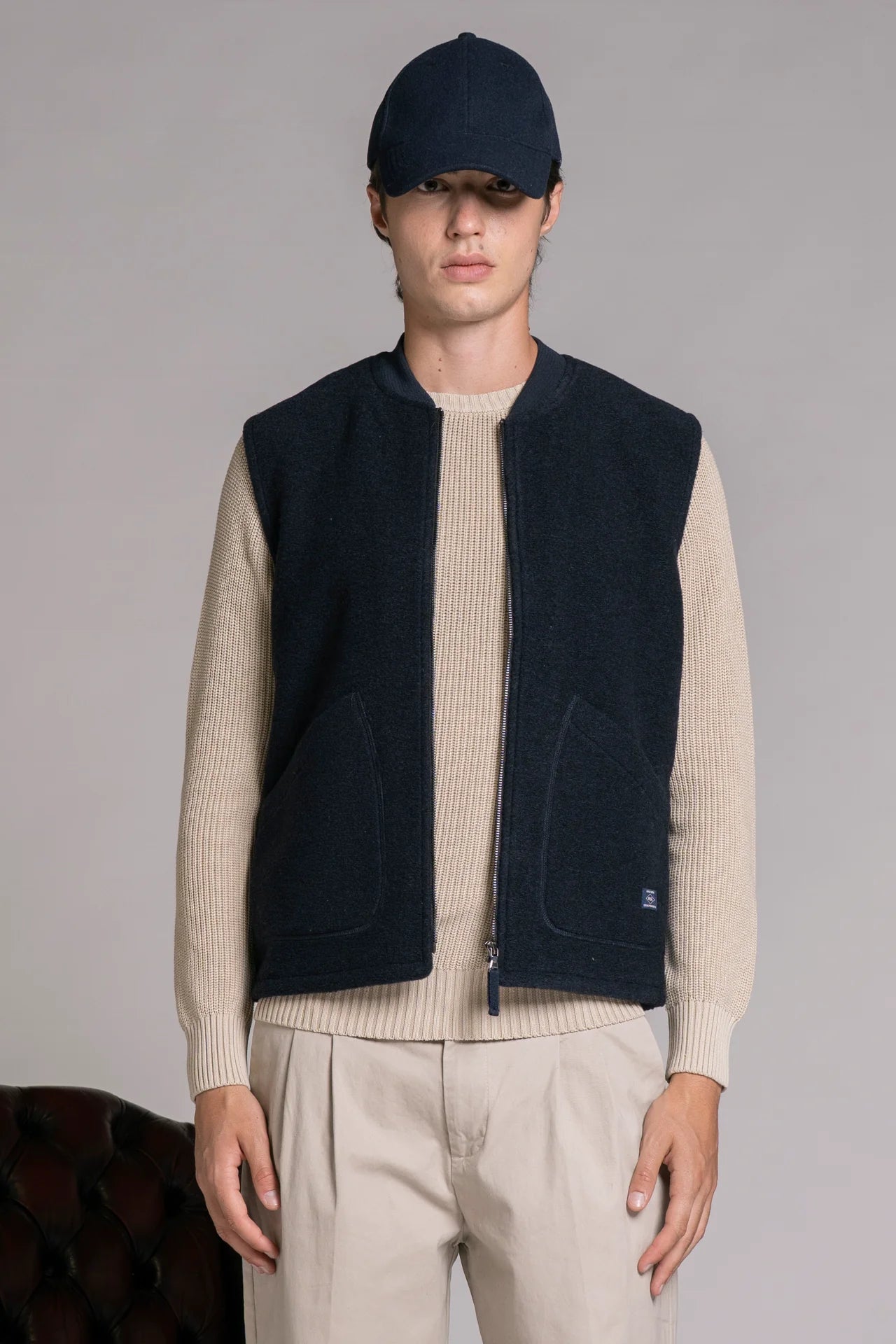 Gilet Impure in Spugna di Lana Cotta