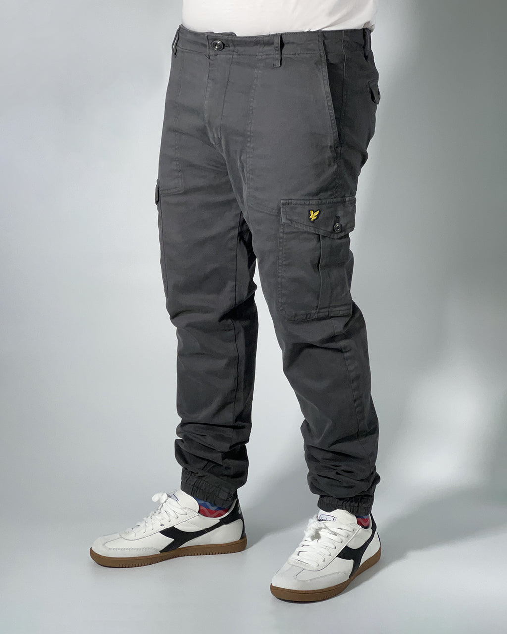 LYLE & SCOTT Pantalone uomo Cargo Grigio