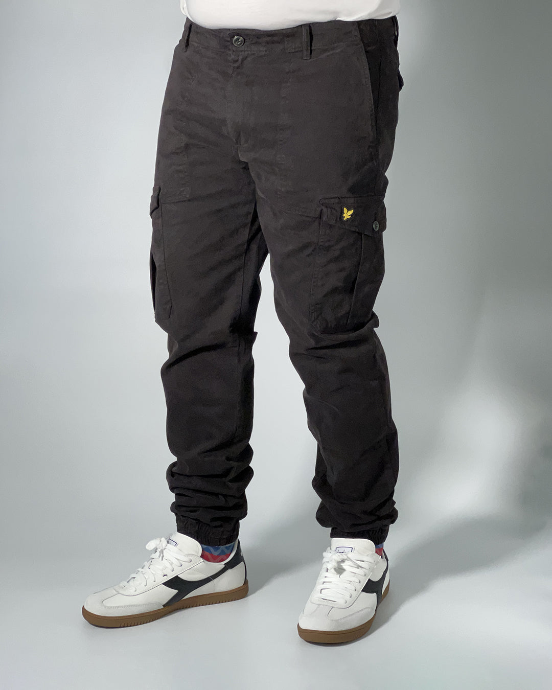 LYLE & SCOTT Pantalone uomo Cargo Jet Black