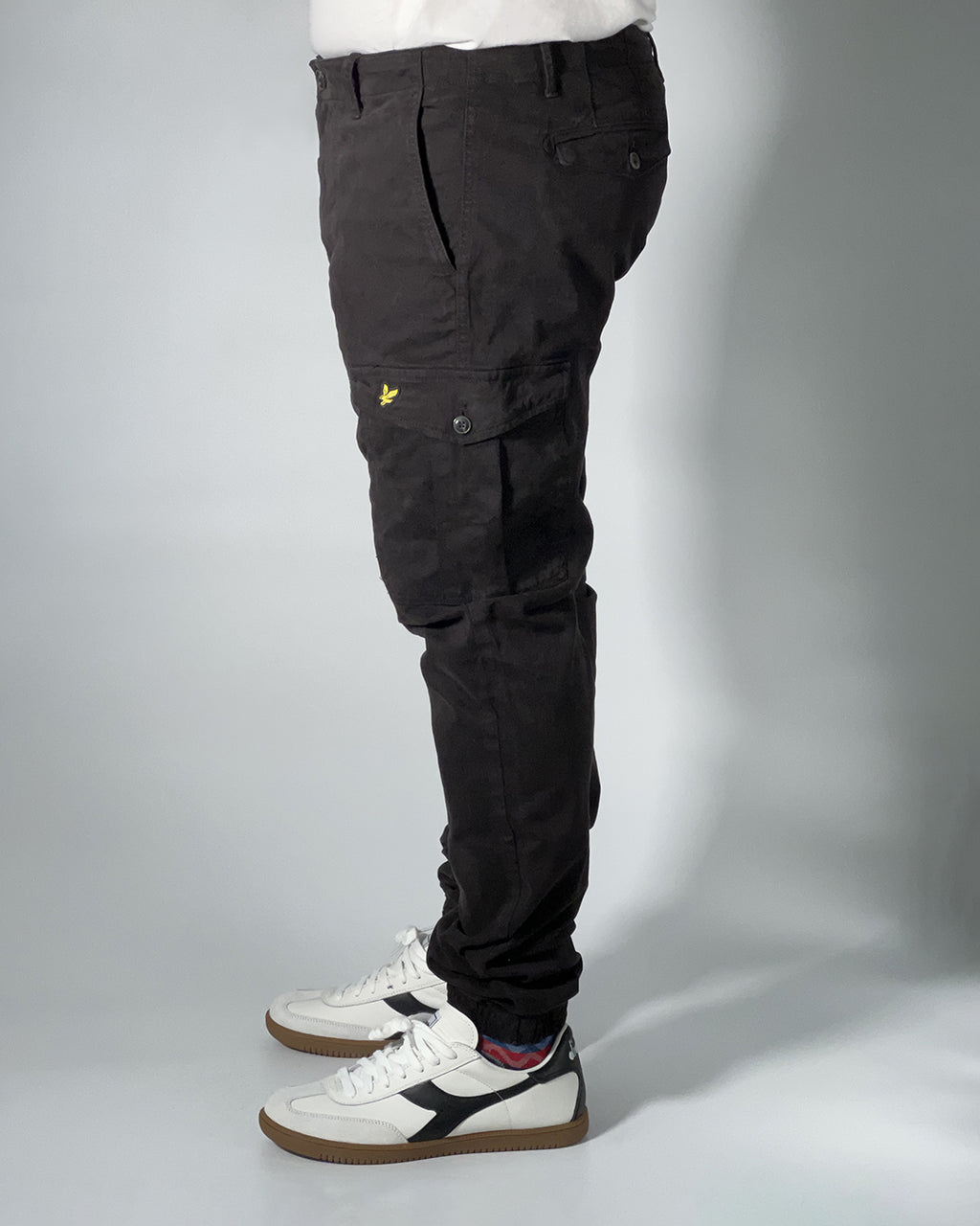 LYLE & SCOTT Pantalone uomo Cargo Jet Black
