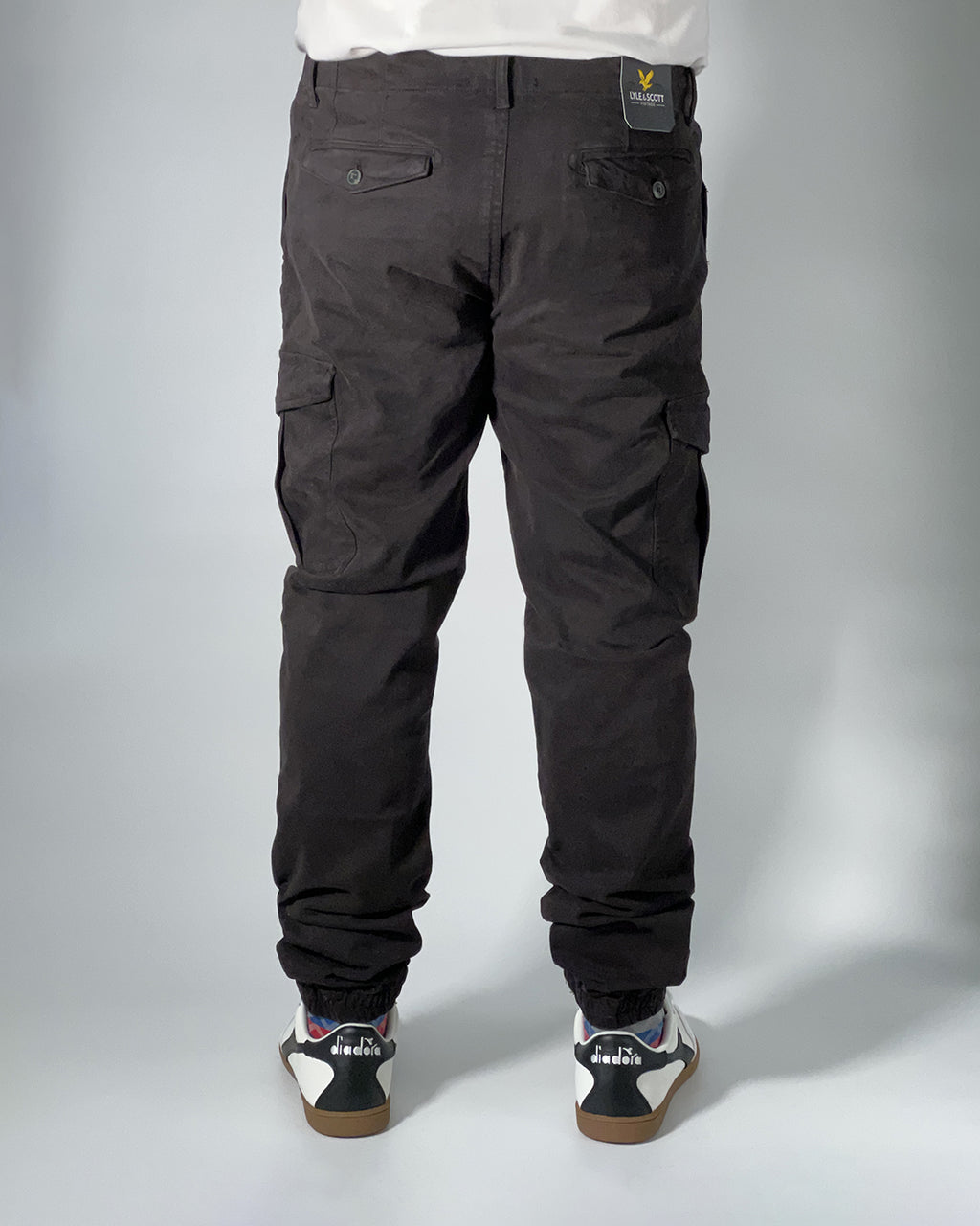 LYLE & SCOTT Pantalone uomo Cargo Jet Black