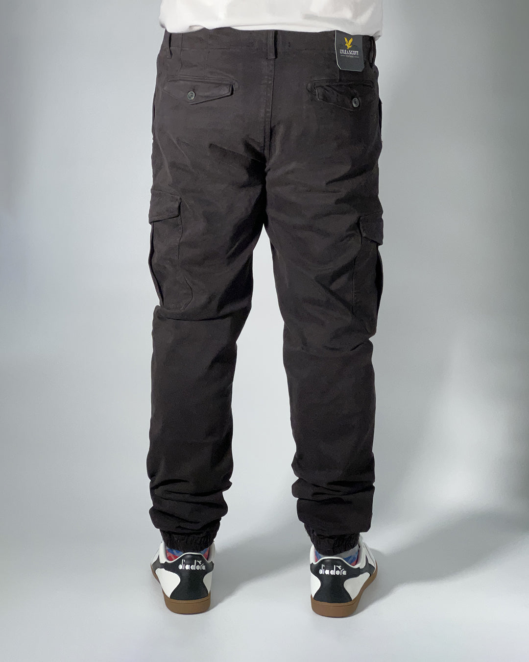 LYLE & SCOTT Pantalone uomo Cargo Jet Black