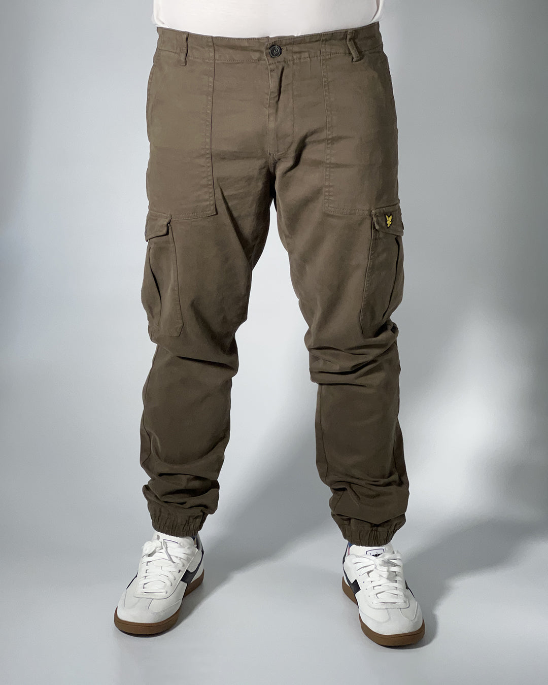 LYLE & SCOTT Pantalone Cargo uomo Verde Militare
