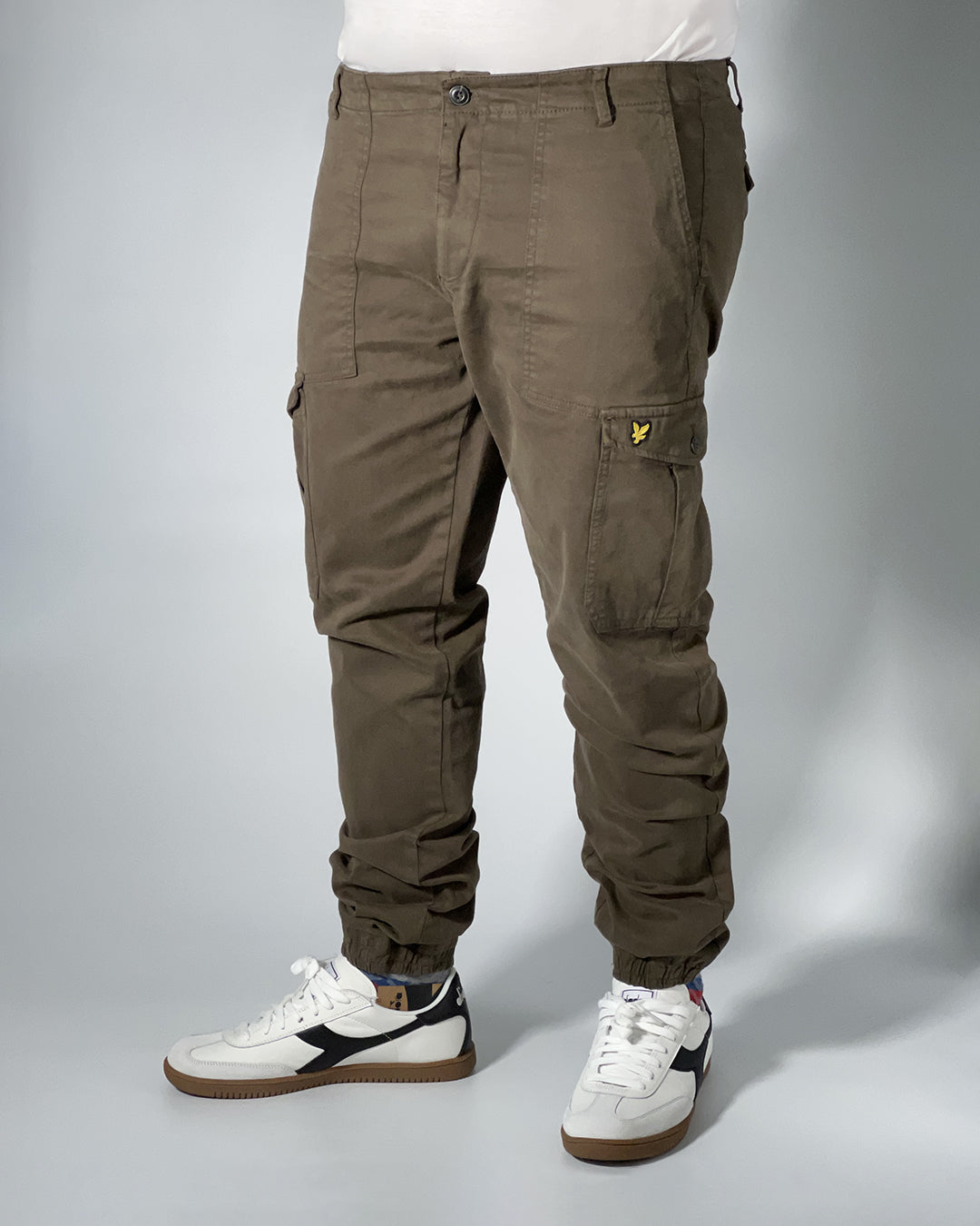 LYLE & SCOTT Pantalone Cargo uomo Verde Militare